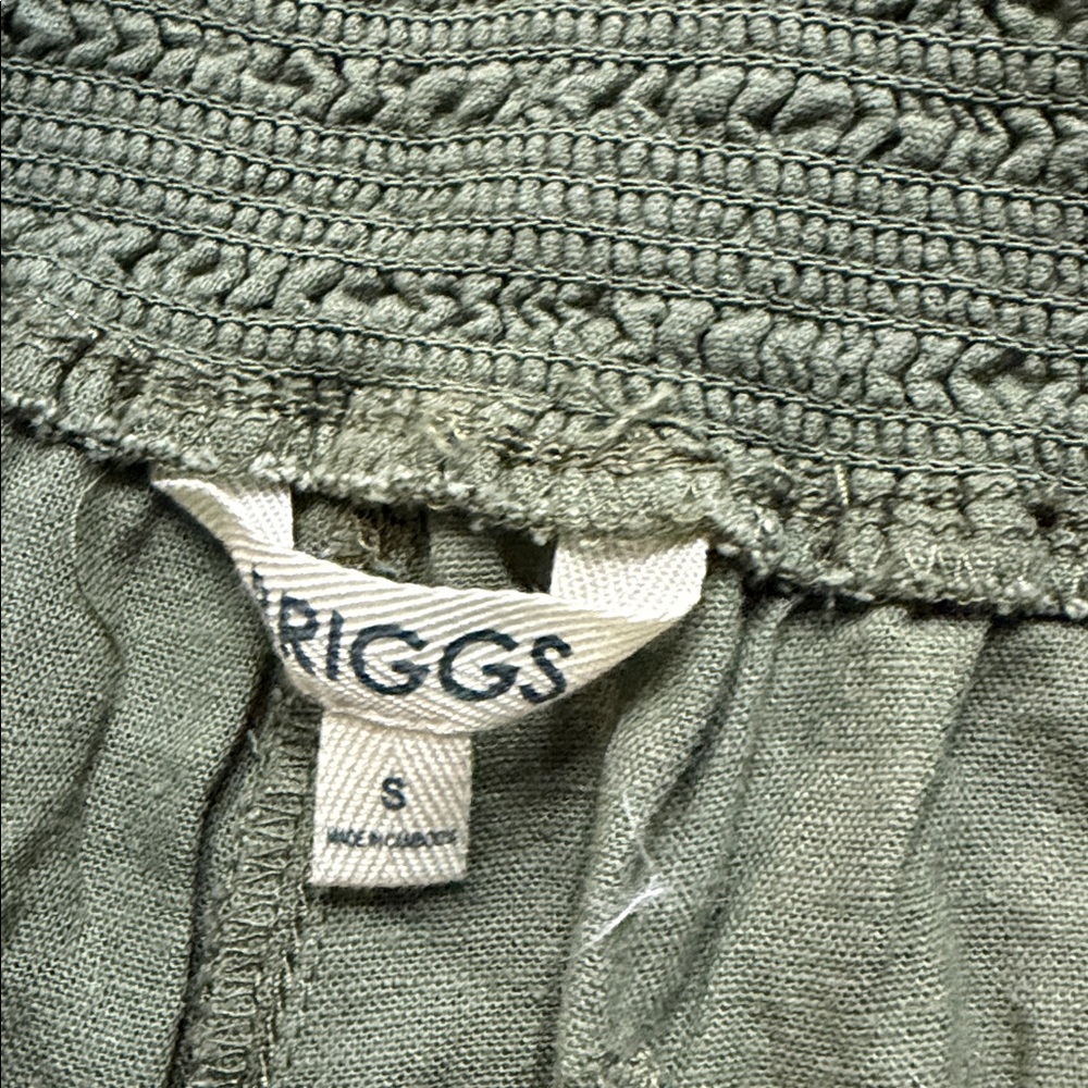 Briggs Women's Linen Blend Pants, Green, Small - Picture 6 of 6